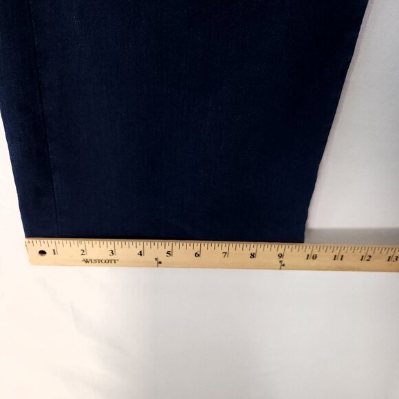 Anthropologie Pilcro Flare Jean Womens Size 33 Mid Rise Dark Wash 30 Inseam - Picture 9 of 13